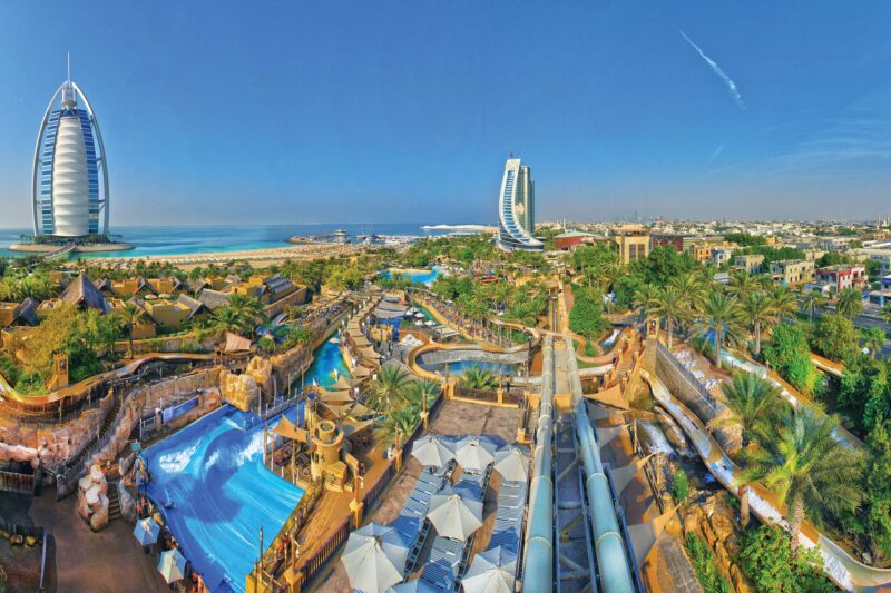 Wild Wadi Waterpark - Panoramic View Day Shot
